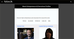 Desktop Screenshot of blackentrepreneurprofile.com