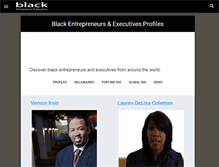Tablet Screenshot of blackentrepreneurprofile.com